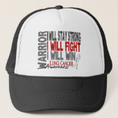 肺癌の戦士 キャップ (正面)