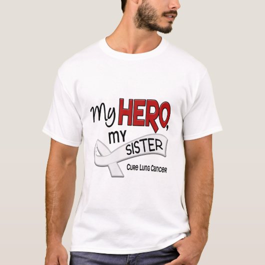 肺癌私の英雄私の姉妹42 Tシャツ (正面)