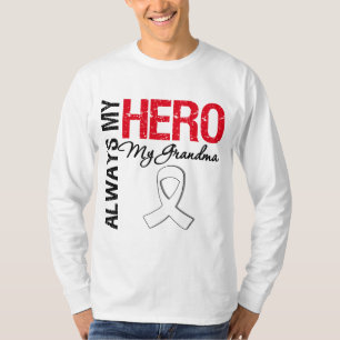 肺癌-私の常に英雄私の祖母 Tシャツ