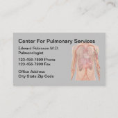 肺科医 名刺 (正面)