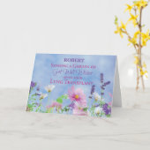 肺移植後、よくワイルドフラワーを得る カード (黄色い花)