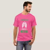 肺移植臓器臓器提供者の覚醒 Tシャツ (正面フル)