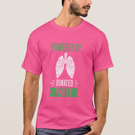 肺移植臓器臓器提供者の覚醒 Tシャツ (正面)