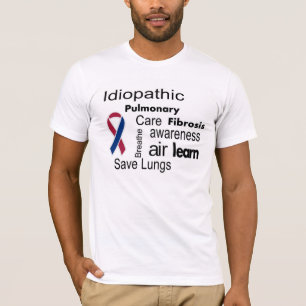 肺線維症の認識度のTシャツ Tシャツ