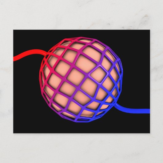 肺胞の概念像 ポストカード (正面)