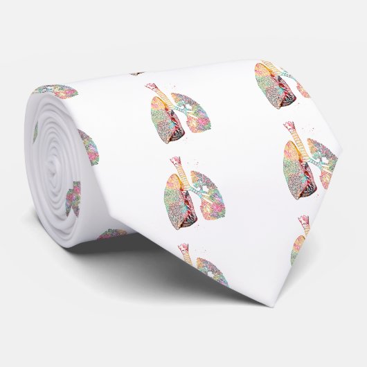 肺芸術 ネクタイ (ロール)