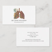 肺解剖学 名刺 (正面/裏面)