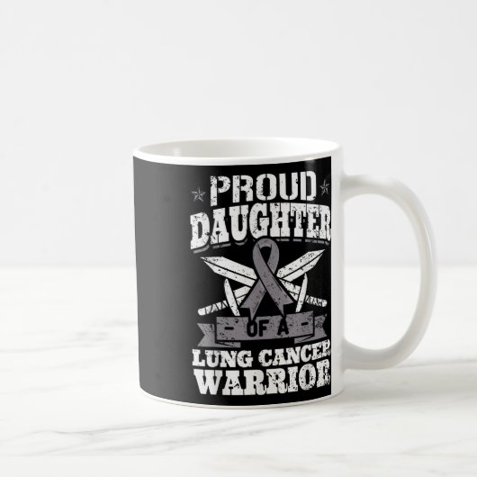 肺誇りを持ったがん戦士のがん娘 コーヒーマグカップ (右)