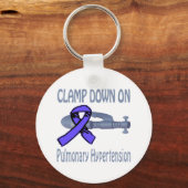 肺高血圧症キーチェーンを取り締まる キーホルダー (正面)