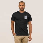 肺高血圧症認識度帯カスタムT型 Tシャツ (正面フル)