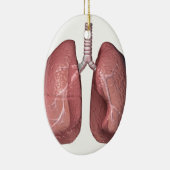 肺 セラミックオーナメント (右)