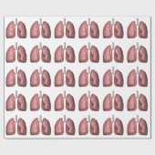 肺 ラッピングペーパー (フラット)