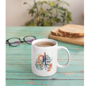 肺、木のように呼吸をカスタマイズ可能 コーヒーマグカップ