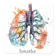 肺、水の色の木のように呼吸