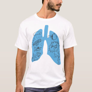 肺 Tシャツ