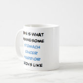 胃がん戦士素晴らし コーヒーマグカップ (正面左)