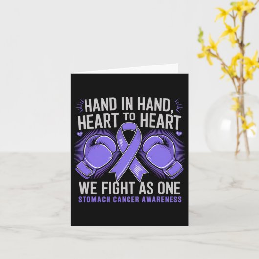 胃がん認識度月1箱として戦う カード (黄色い花)