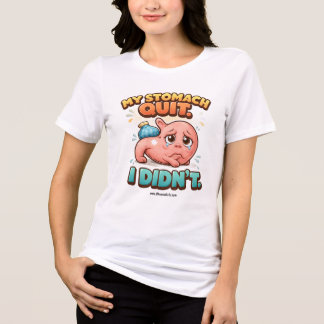 胃が機能しなくなった。もうダメだ。 トライブレンドTシャツ