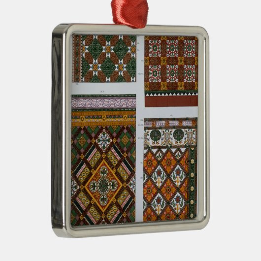 胃のマジョリカそしてエナメルを塗られたタイルのためのデザイン及び メタルオーナメント (右)