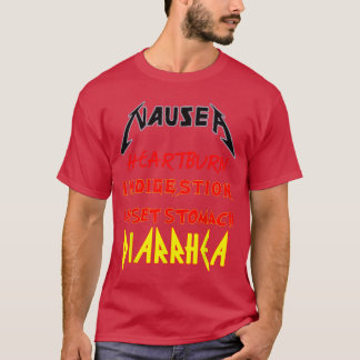 胃の不調 楽しい 吐き気 バンドTシャツ Tシャツ