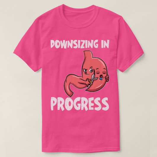 胃スリーブ手術認識度支援動機 Tシャツ (デザイン正面)