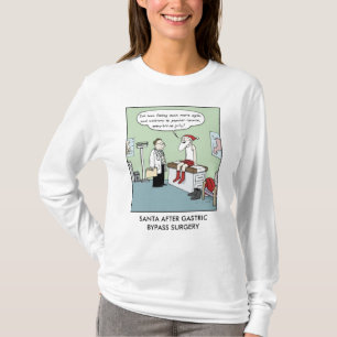 胃バイパス手術後のサンタクロース Tシャツ