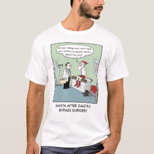 胃バイパス手術後のサンタクロース Tシャツ