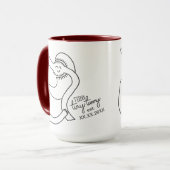 胃パーソナライズされたバイパス肥満手術日 マグカップ (正面左)