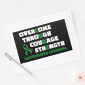 胃不全麻痺 長方形シール (封筒)