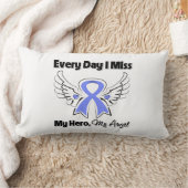 胃癌毎日私は私の英雄を恋しく思います ランバークッション (ブランケット)