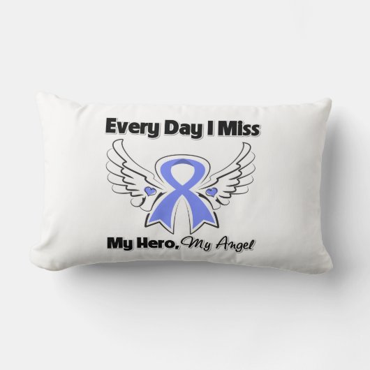 胃癌毎日私は私の英雄を恋しく思います ランバークッション (正面)