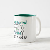 胃腸ナースによって我慢されるがらくたのマグ ツートーンマグカップ (正面右)