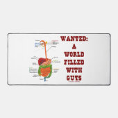 胃腸消化器系に満ちた世界を求める デスクマット (正面)