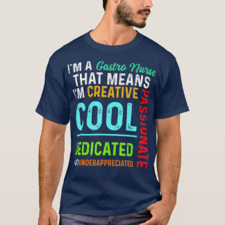 胃腸病ガストロナースカッコいいGI看護 Tシャツ