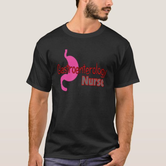 胃腸病学のナースのユニークな胃 Tシャツ (正面)