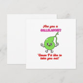 胆嚢のバレンタインカード シーズンカード (正面/裏面)