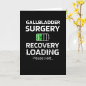 胆嚢手術回復お祝いギフト カード (黄色い花)