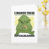 胆嚢結石 カード (黄色い花)