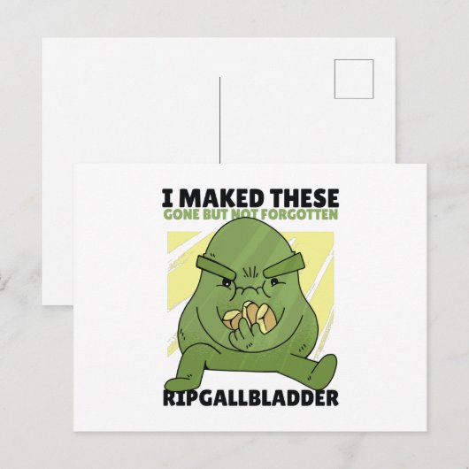 胆嚢結石 ポストカード (正面/裏面)