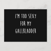 胆嚢除去外科ギフトデザイン ポストカード (正面)