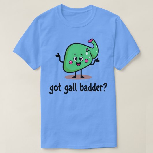 胆嚢 Tシャツ (デザイン正面)