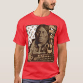 胆汁のHunkpapa Lakota戦争の責任者 Tシャツ (正面)