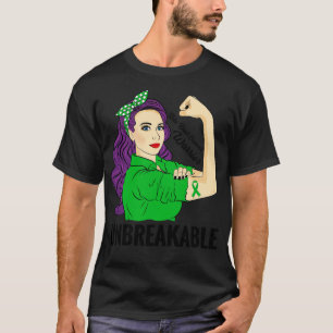 胆管認識度戦士の破壊不能 Tシャツ