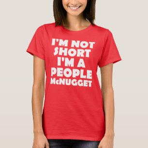 背が小さい人ナゲットおもしろTシャツ Tシャツ