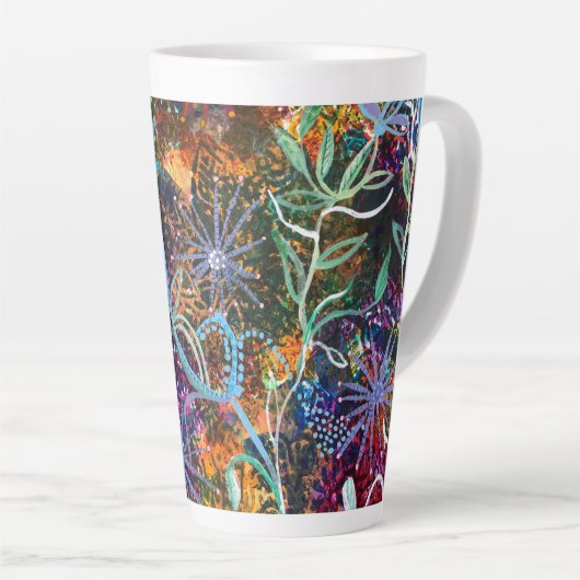 背が高いカラフルマグ! カフェラテマグ (右アングル)