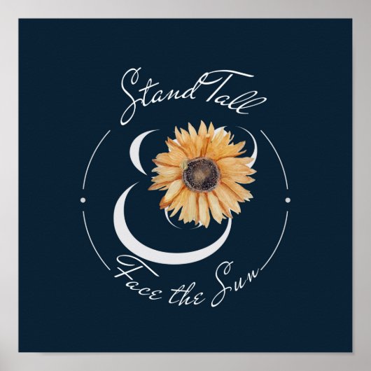 背が高い ポスター (正面)