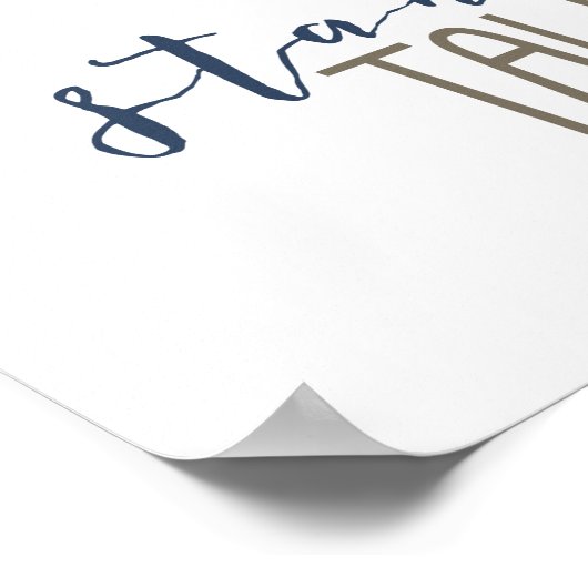 背が高い ポスター (角)