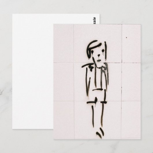 背が高い ポストカード (正面/裏面)