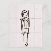 背が高い ポストカード (正面)