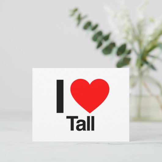 背が高い ポストカード (スタンド正面)